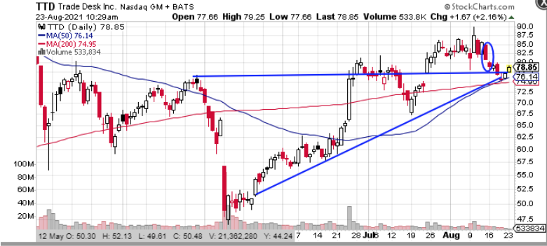 ttd stock chart